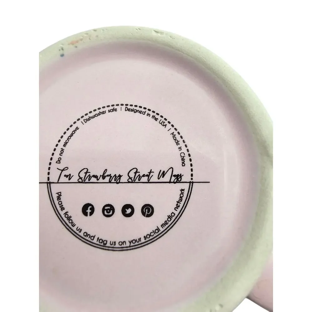 Eat Pray Hustle Pink Coffee Mug‎ Replacement Ten Strawberry Street